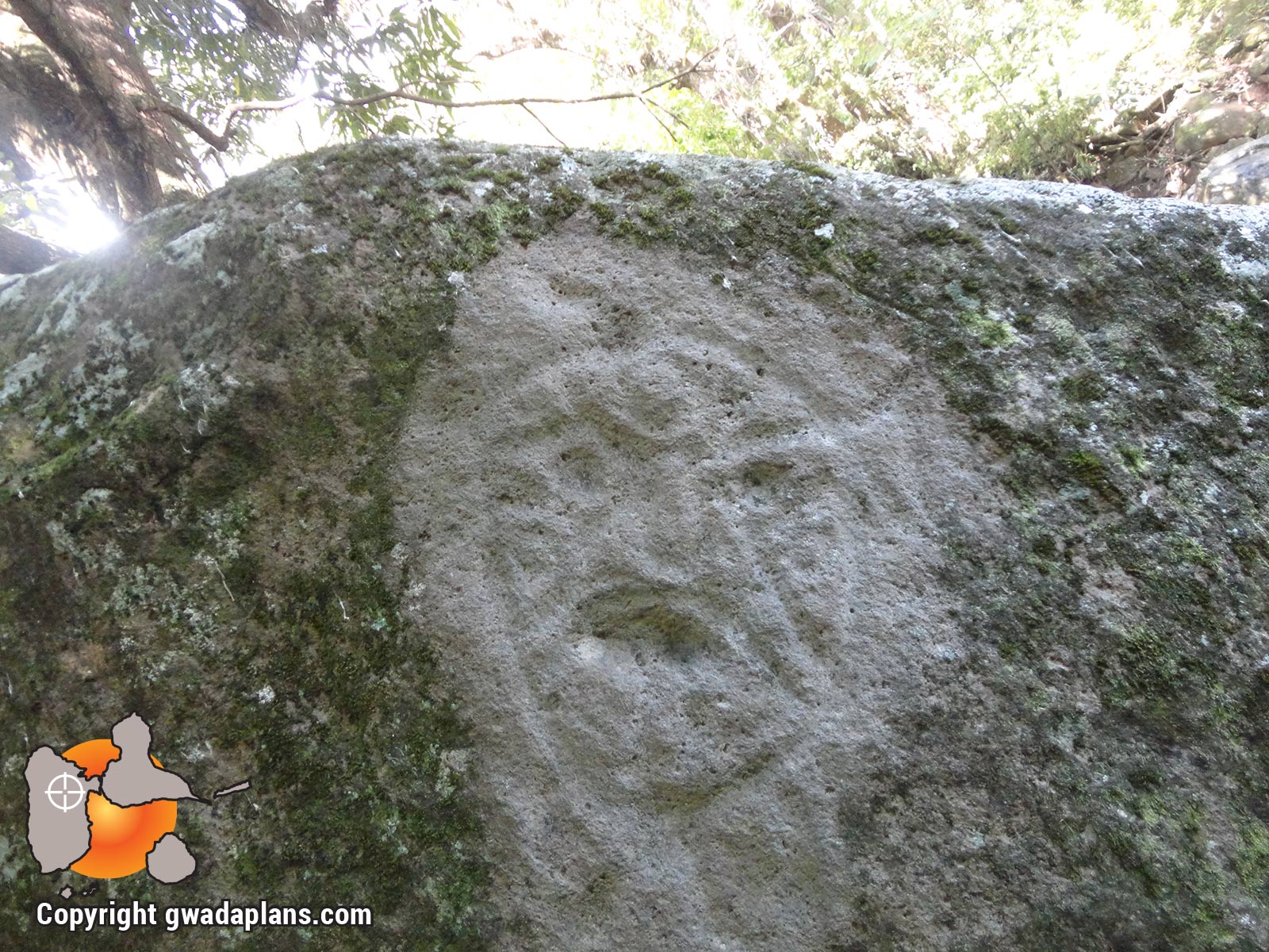 Pétroglyphes de Plessis - roche gravée