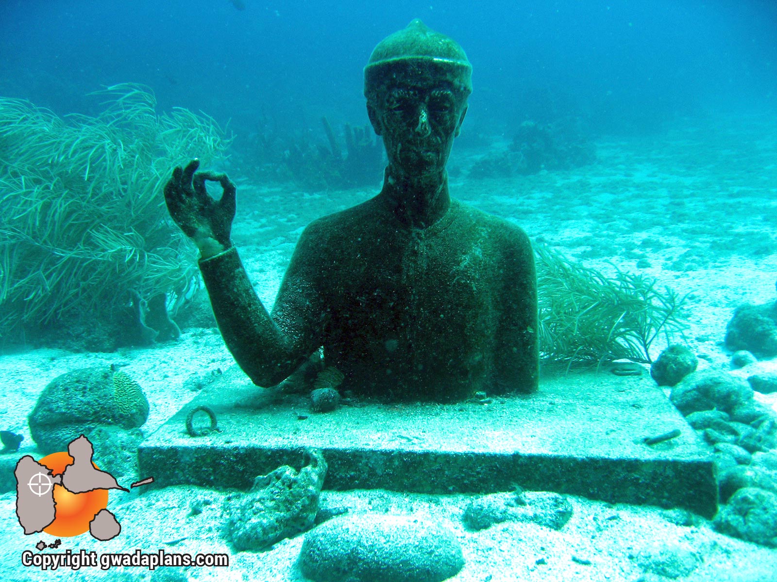 Buste du commandant Cousteau