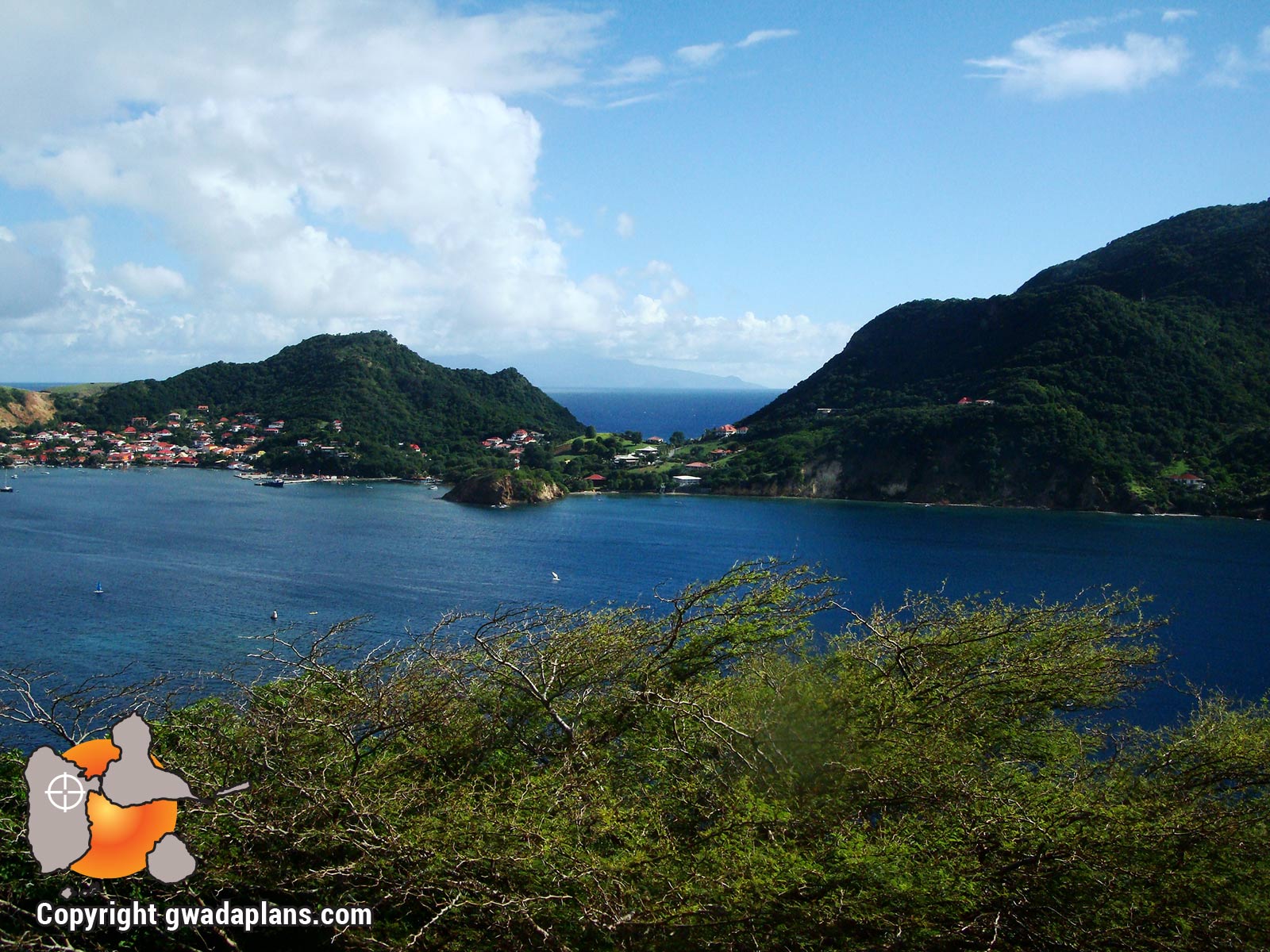 Fort Joséphine - Vue sur Les Saintes et La Dominique