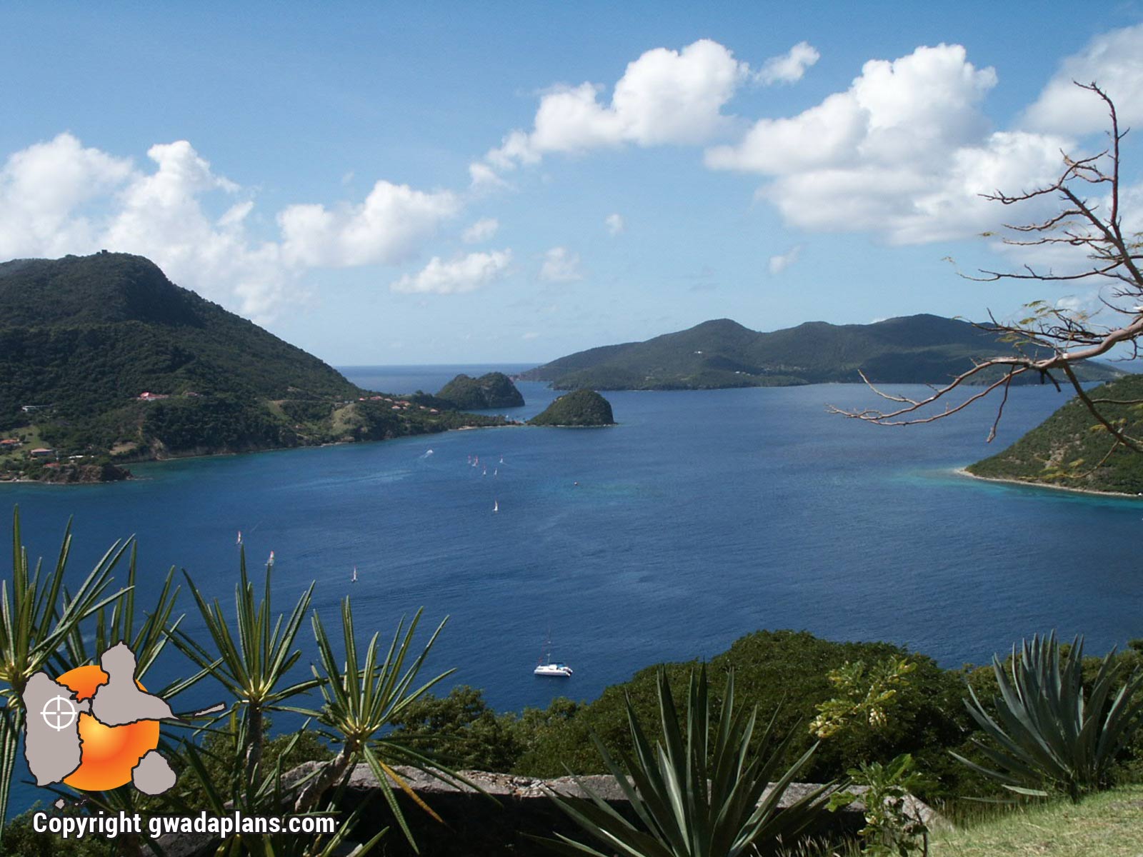 Baies des Saintes vue du Fort Joséphine