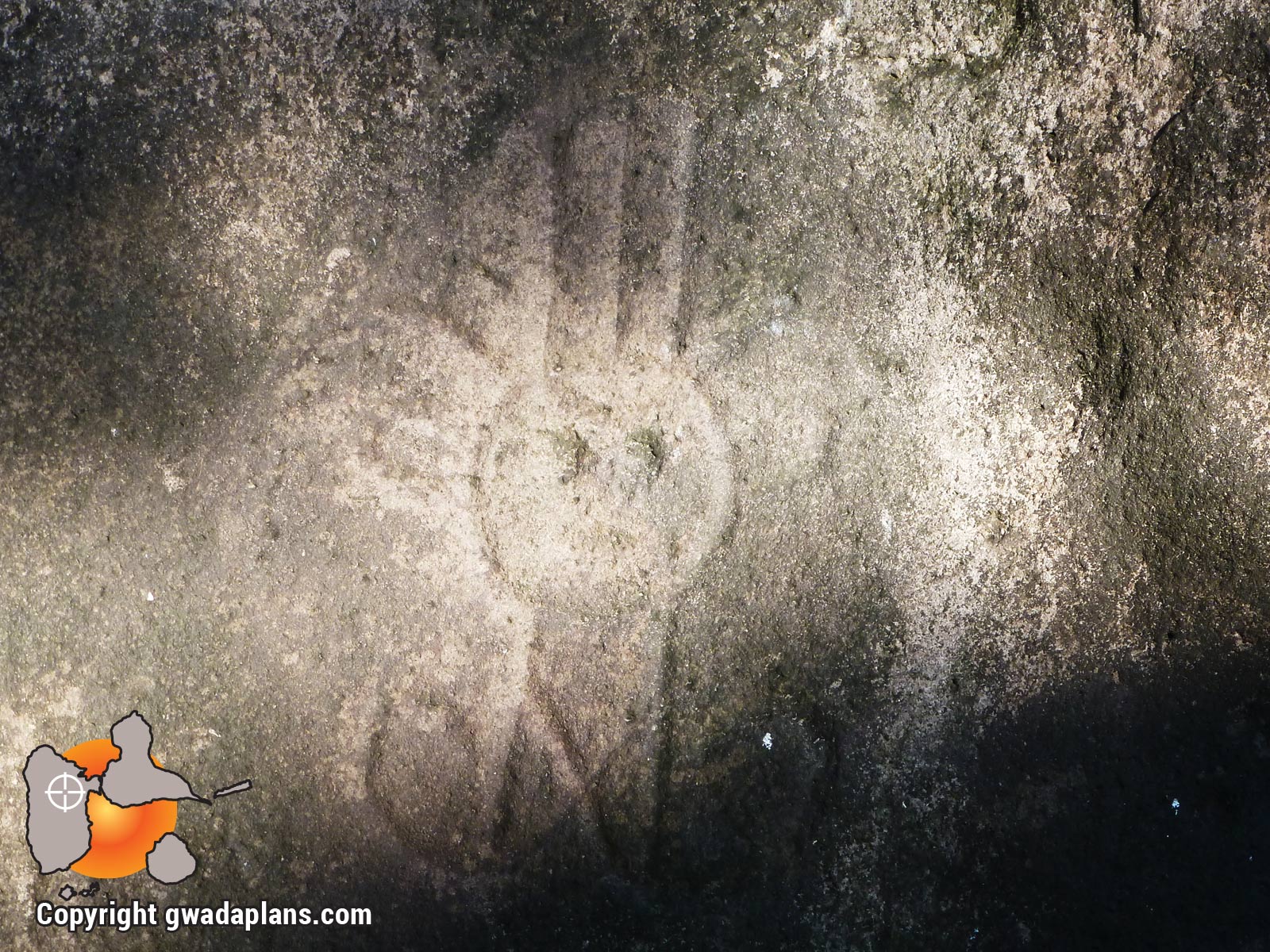 Pétroglyphes Guadeloupe - Probablement un chef