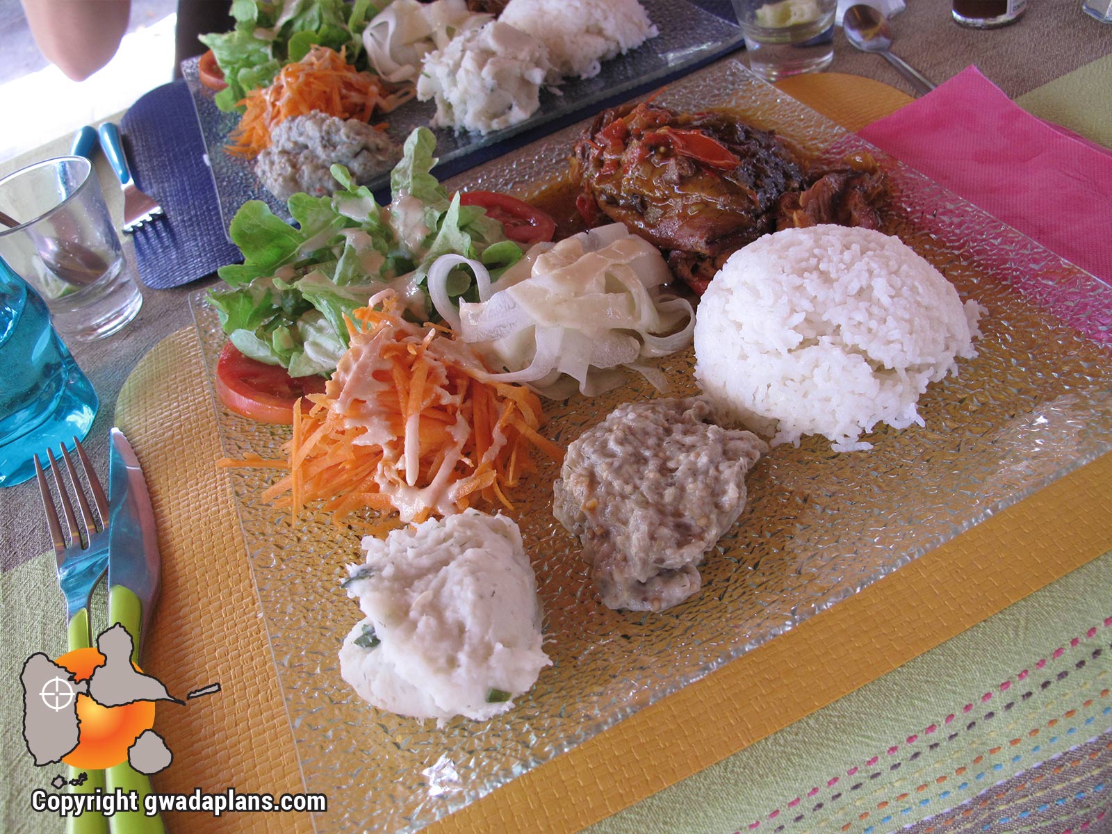 Viande gratin de racines - Gastronomie Guadeloupe