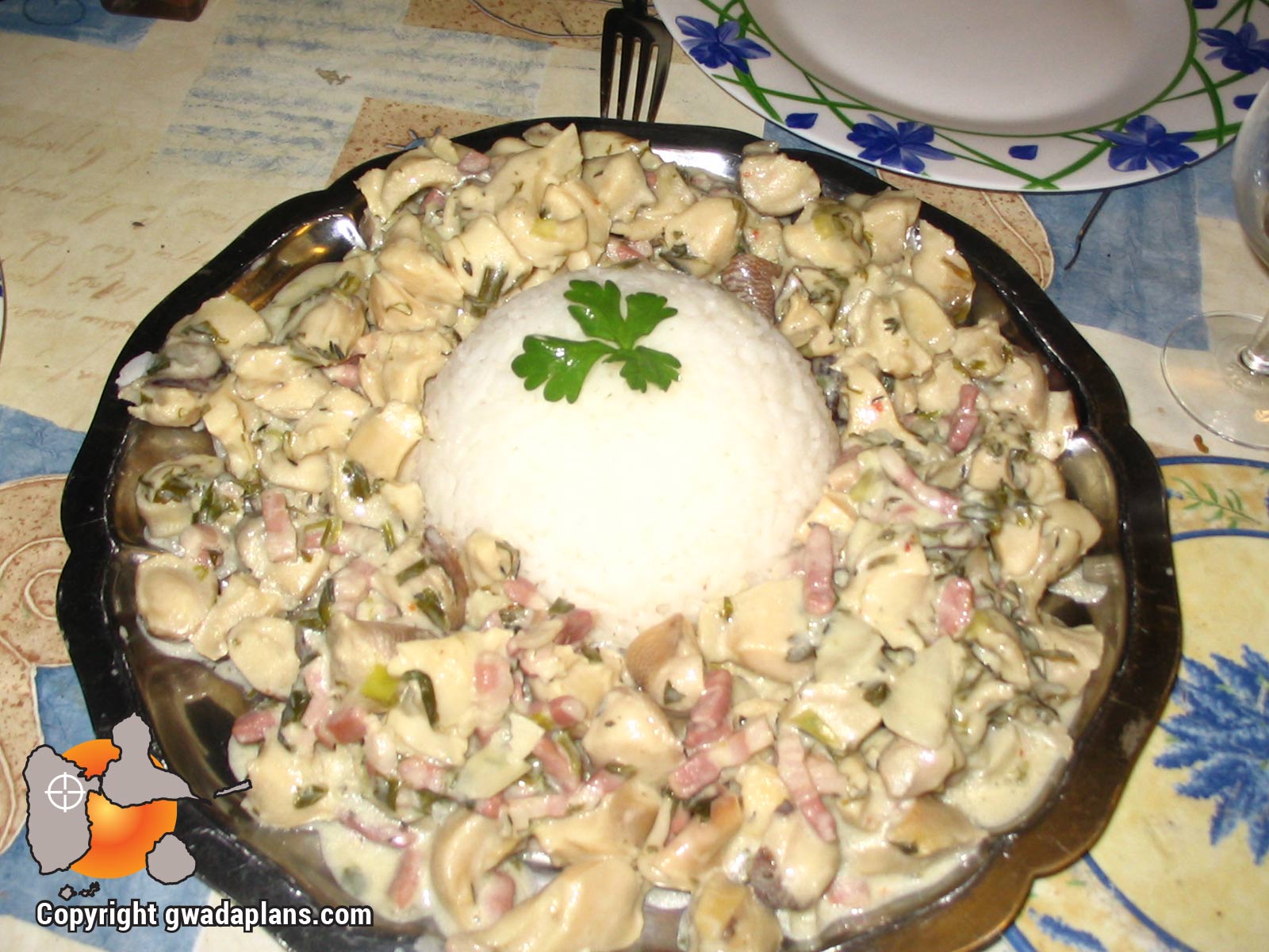 Fricassé de Lambi - Gastronomie de Guadeloupe