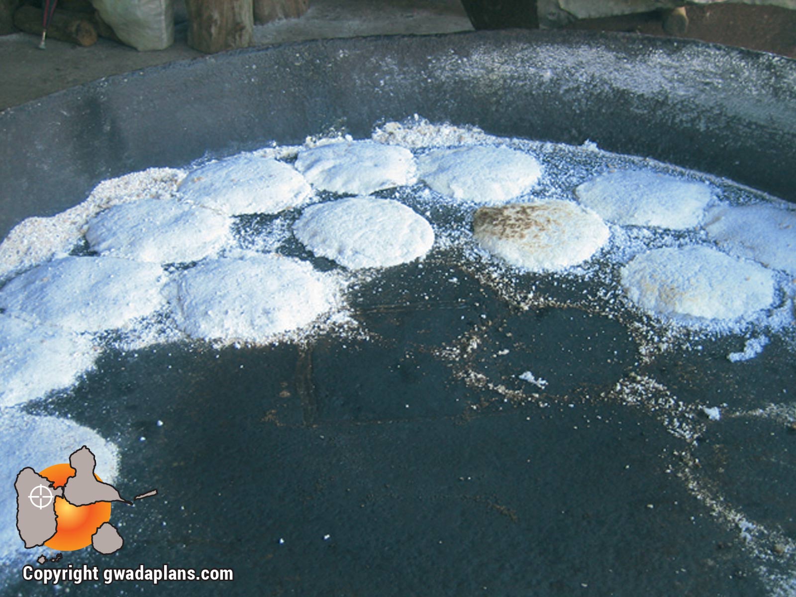 Cuisson des galettes - Kassaverie