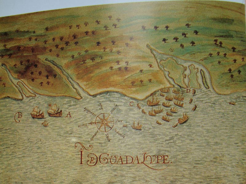 Carte du naufrage espagnol - Cardonas