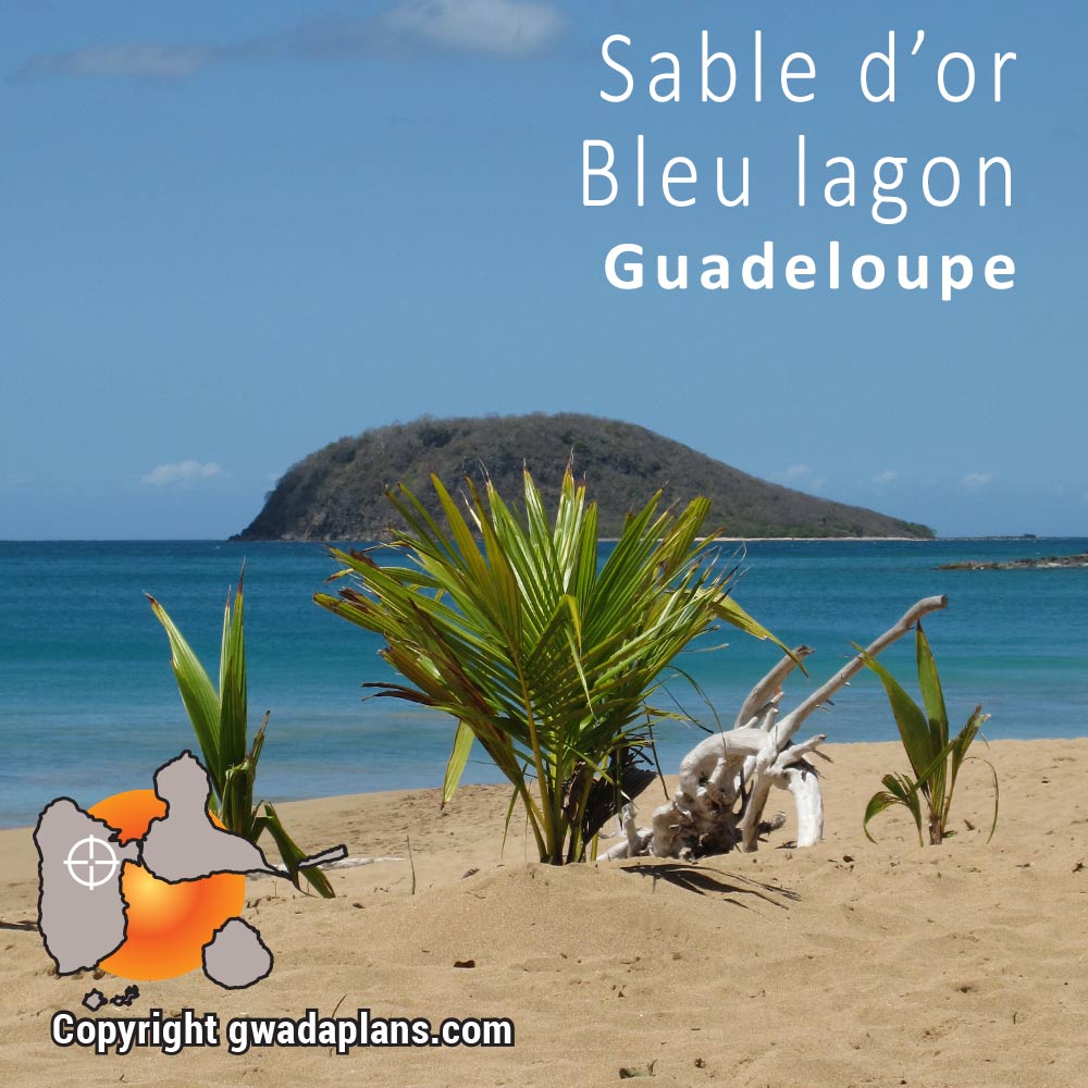 Sable d'or et bleu lagon - Itinéraires Guadeloupe
