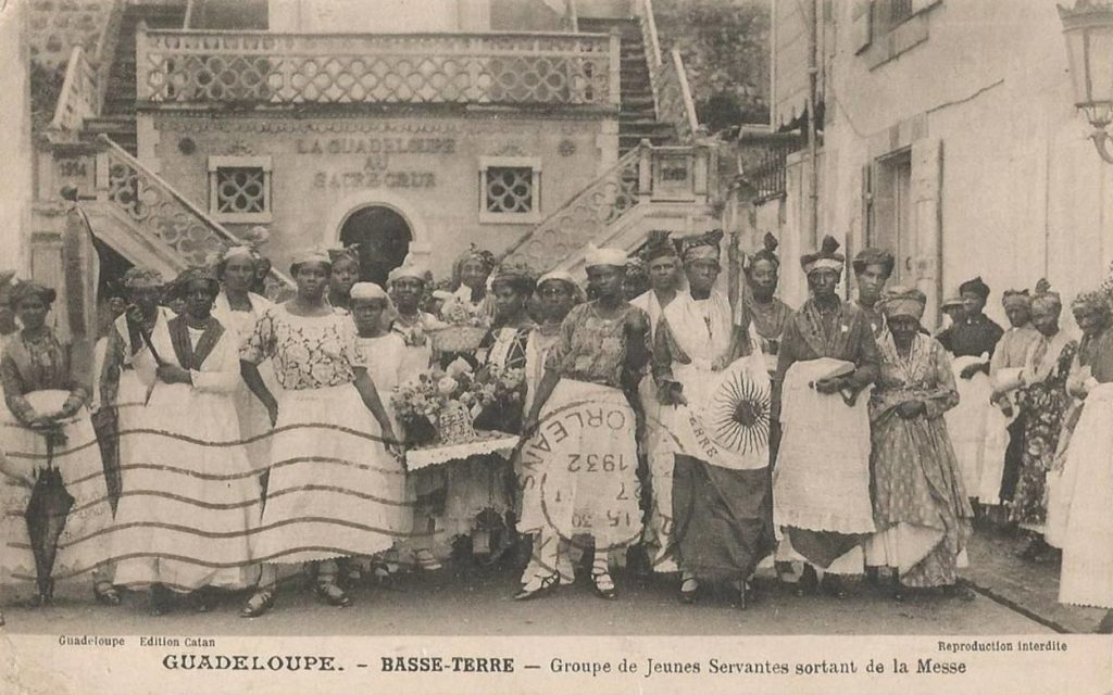 Femme créole à la sortie de la messe