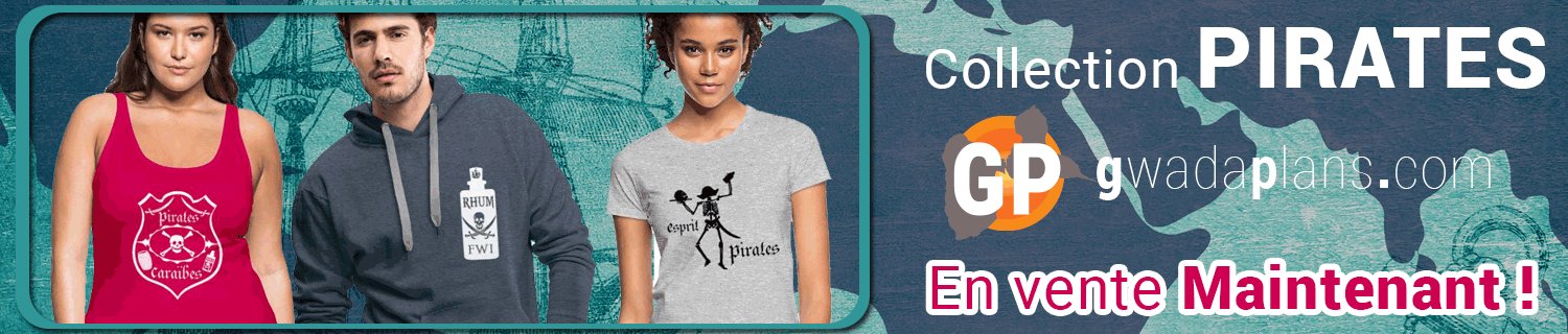 T-shirts, textiles et objets pirates
