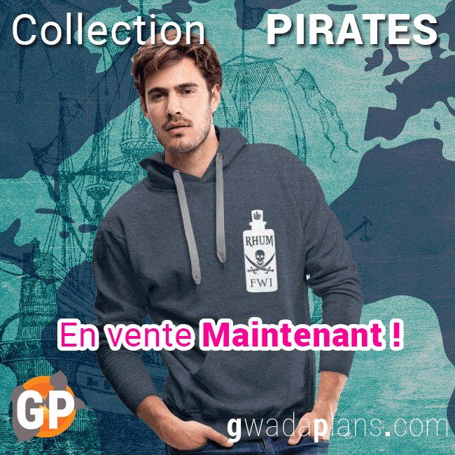 T-shirts, textiles et objets pirates