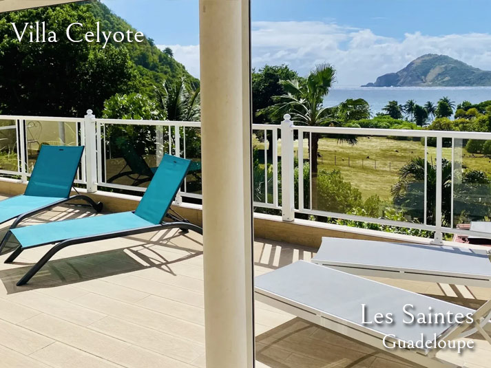 Villa Celyote aux Saintes – Vue mer et montagne