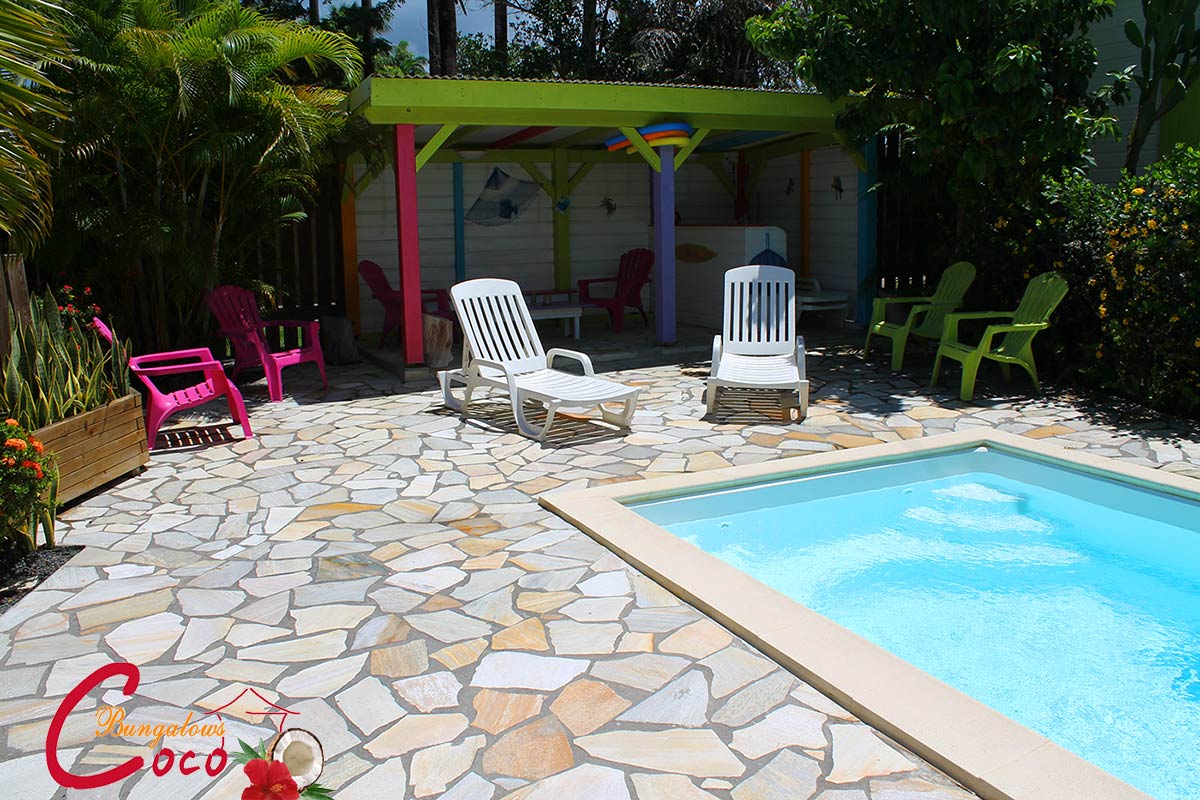 Coco Bungalows Piscine du gîte