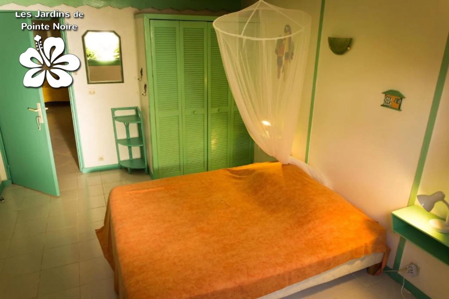 Jardins de Pointe-Noire : chambre double