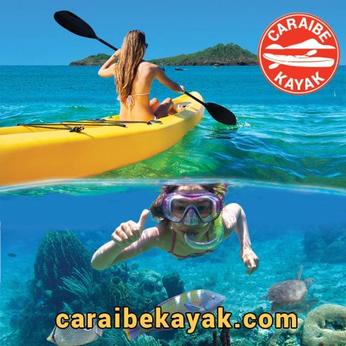 Caraïbe Kayak - Ilets Pigeon - réserve Cousteau
