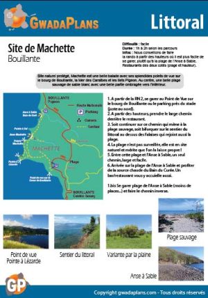 Fiche rando Machette sur la Mer des Caraïbes